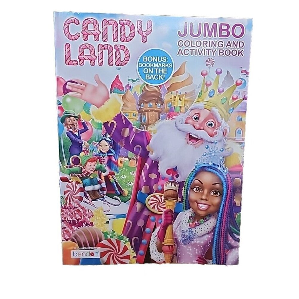 Candy Land Jumbo Coloring And Activity Book